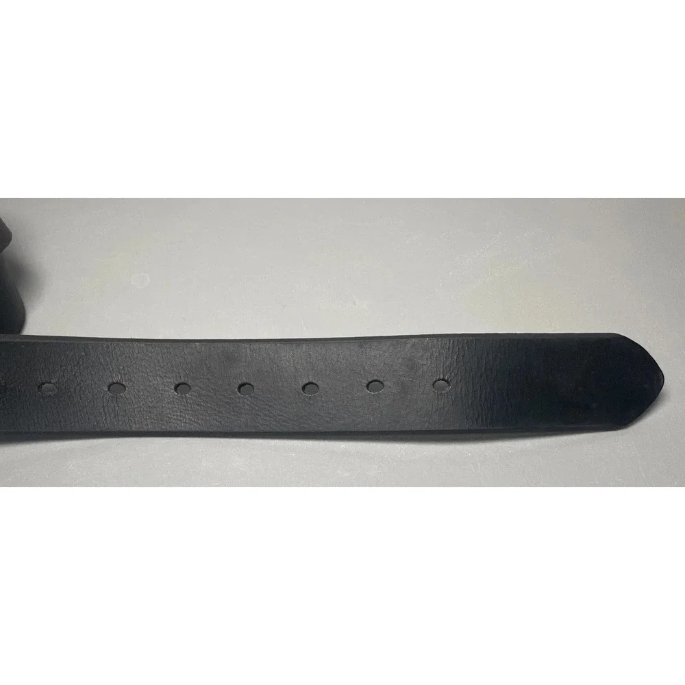 Levi Strauss Black Genuine Leather Belt‎ Men's Size 34-36